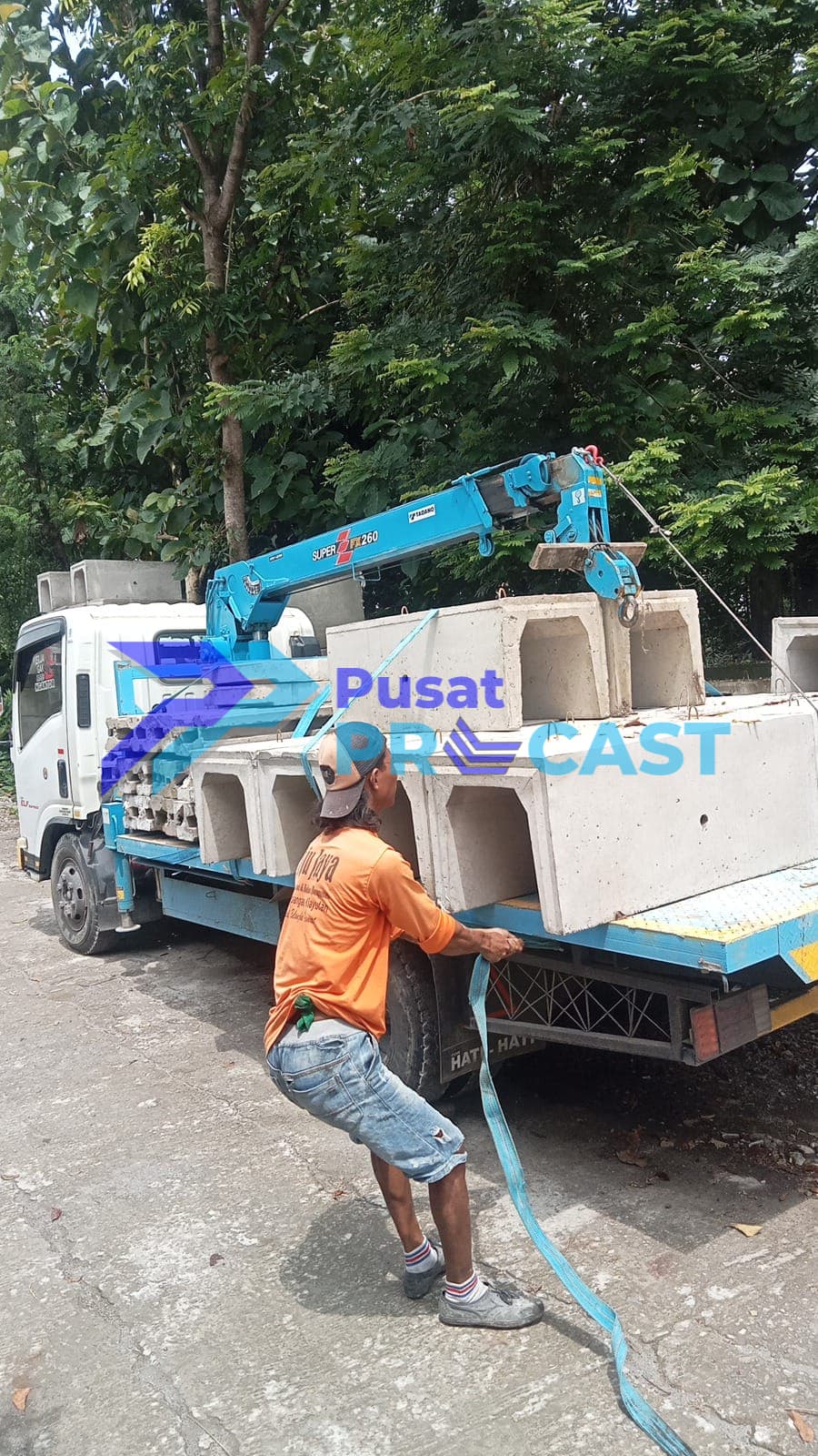 Proyek Precast di Sukoharjo